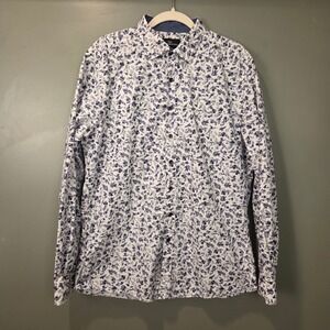 Rodd & Gunn Men's Sports Fit Long Sleeve Button Up Shirt Floral Print, Size XL